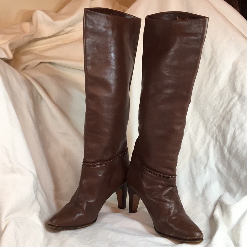 Hana Mackler women’s knee height boots.